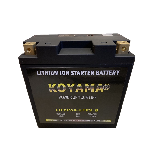 LiFePO4  motorcycle battery LFP9-B/YB9-BS Lithium ion motor battery