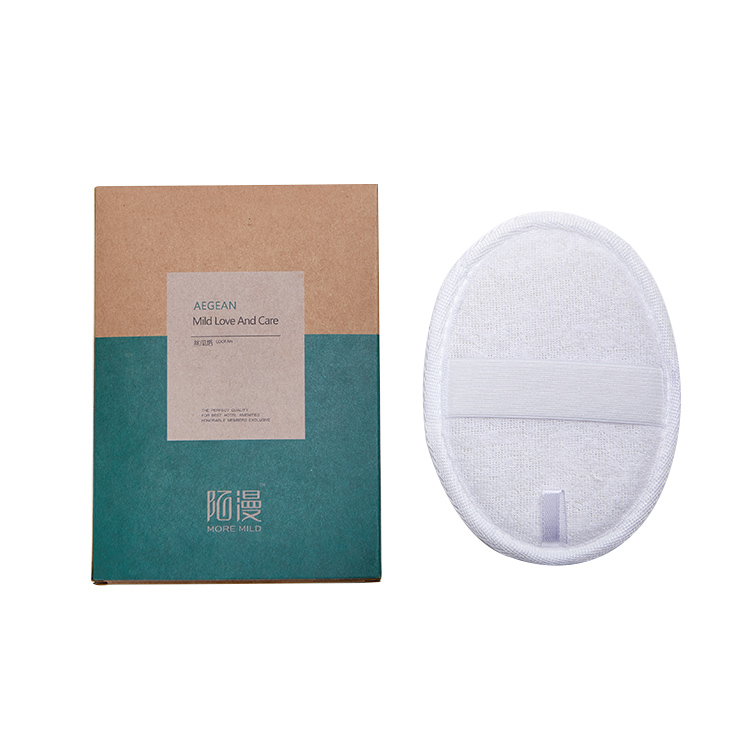 Round Scrubber Exfoliator Natural Bath Shower Massage Brush for Cellulite Custom Logo Wooden Dry Body Brush with Massage Nodes