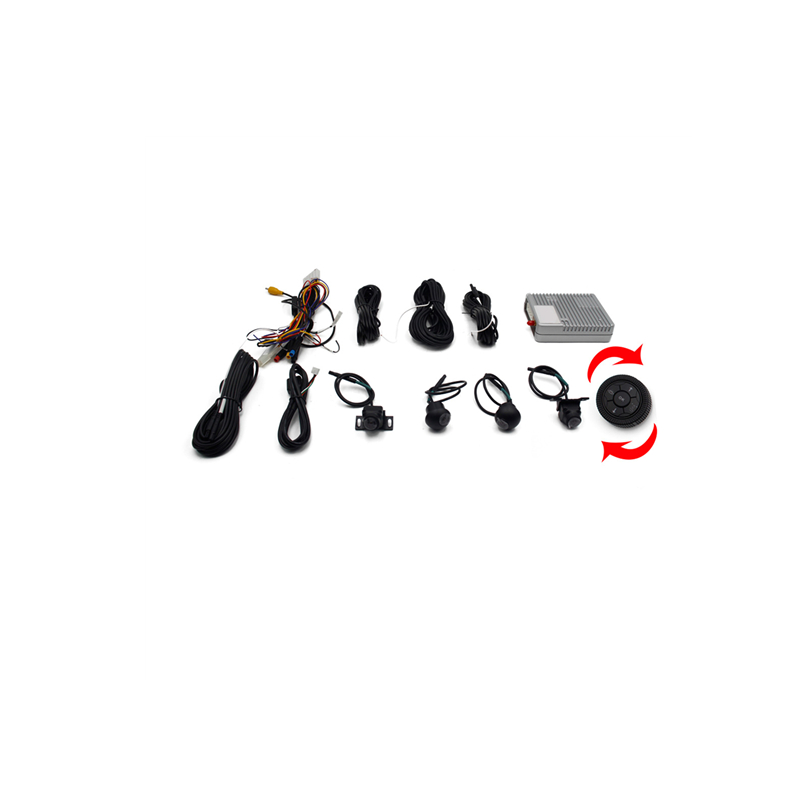 AHD 3D 360 Degree Parking Camera All-Round Visibility Vehicle Camera HD Car Bird View System 4 Camera 360 Panoramic System DVR