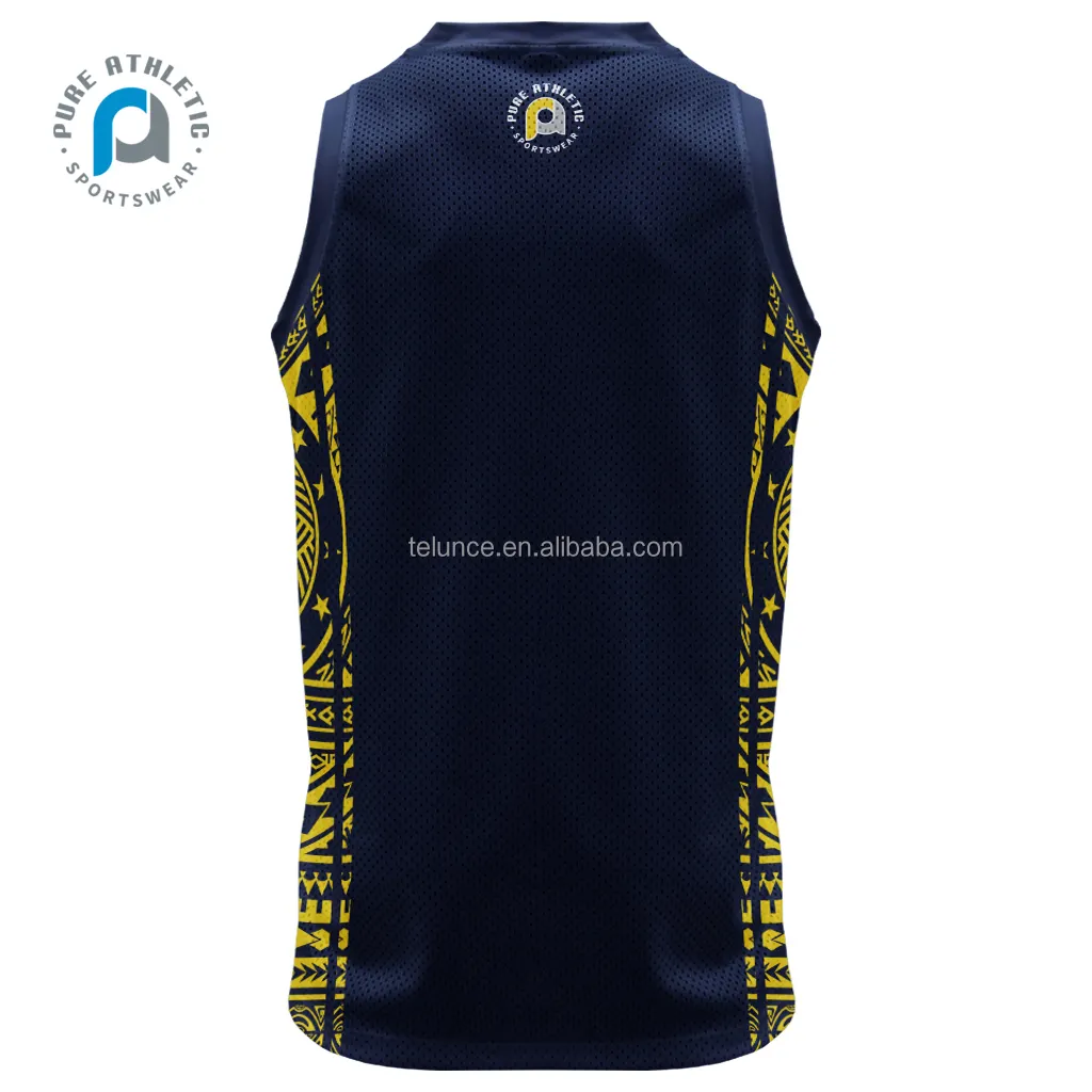 PURE OEM NIUE Sublimation Printing Custom Wholesale League Jersey Basketball Shirts For Mens