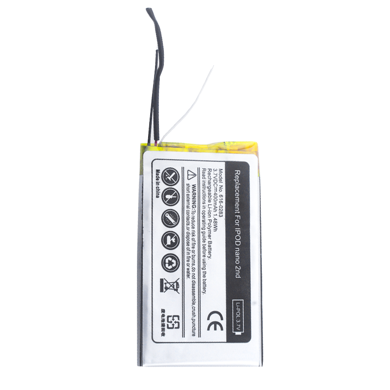 Аккумулятор 616-0283 сменный литий-полимерный аккумулятор для iPod Nano 2 2nd Gen аккумулятор A1199 3,7 V 400mAh