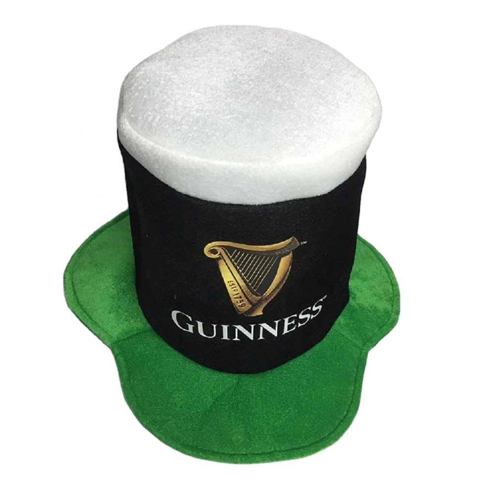 custom football fans guinness beer party hat funny crazy hat carnival party foam hats