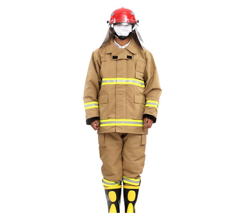 Jinteng High Quality Fire Fighter Protective Clothing Aramid Fabric Fire Fighting Protective Suit Fire Safety Suits for Sale