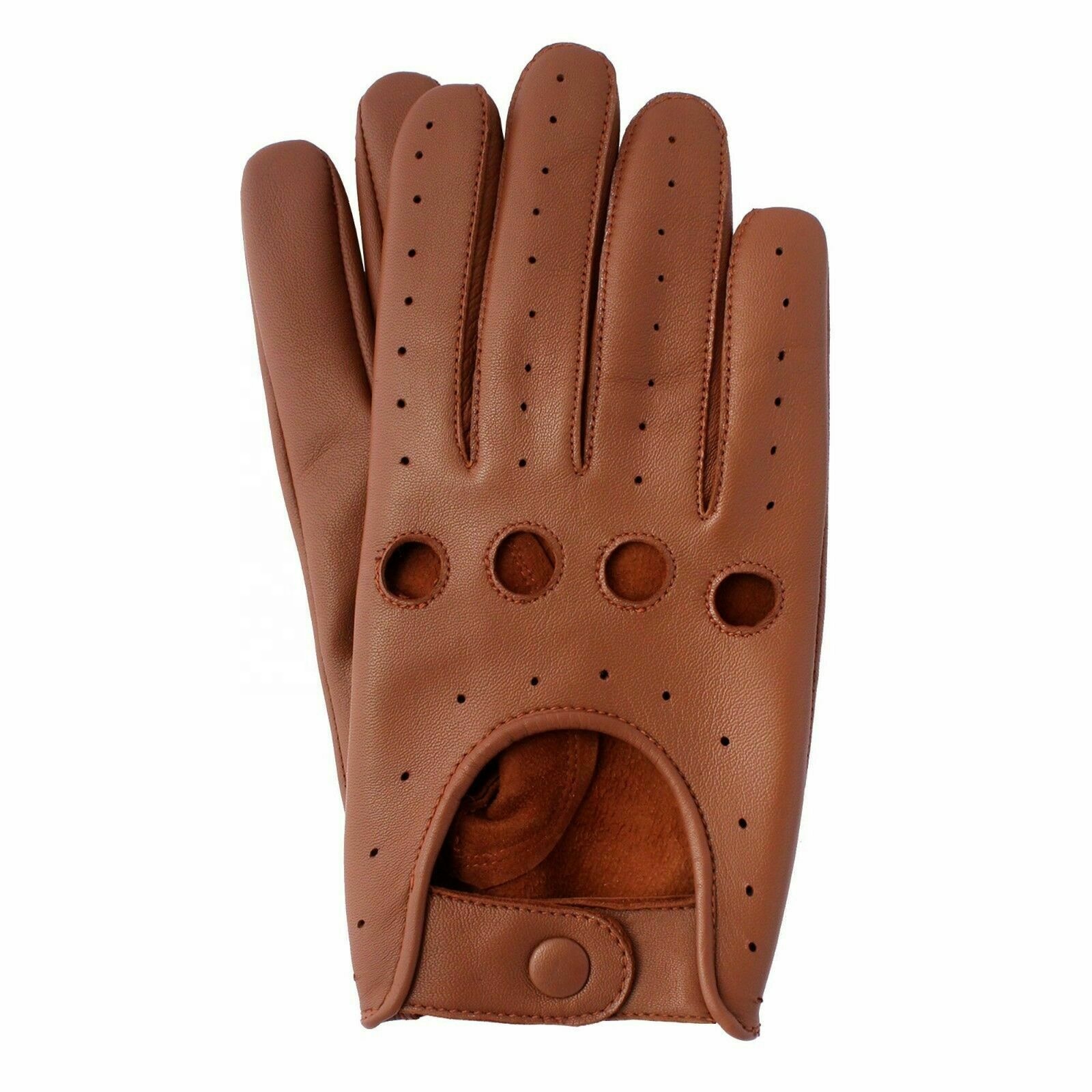 New Driving Leather Gloves fashion sheepskin glove Luxury Leather Gloves for mens womens driving