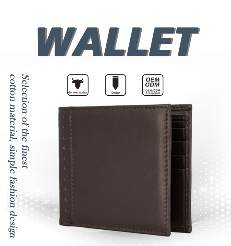Roneer Brand new short wallet anti-theft RFID protection purse minimalist wallet for men