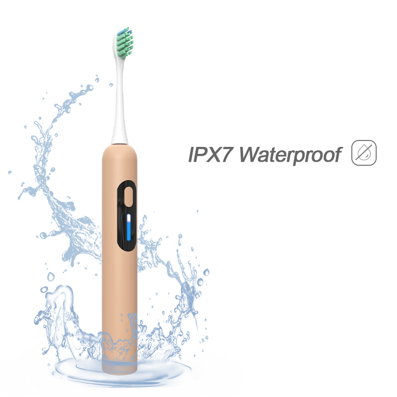 Ultrasonic Electric USB Wireless Charger Washable Brushes Bluetooth Electrical Toothbrush with 2 Brush Heads