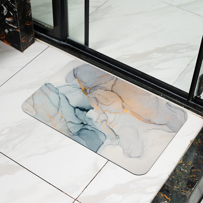 Anti Slip Instant dry Washable Kitchen Bathroom soft diatomite mat