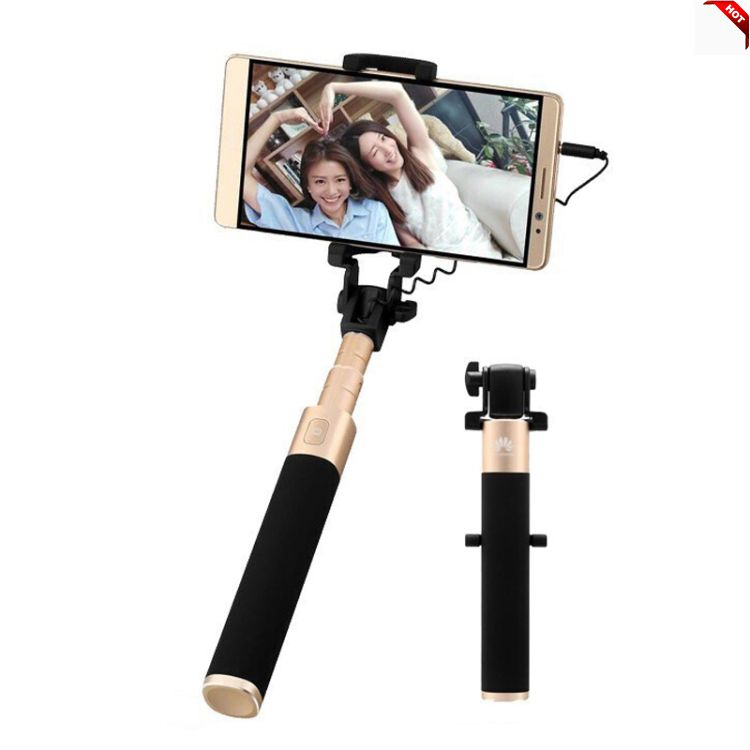 Dropship Original Huawei AF11 Mobile Phone Universal Wire Control Portable Mini Telescopic Folding outdoor travel Selfie Stick
