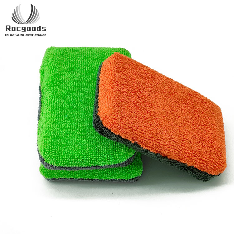 New Style Car Wax Saver Applicator Auto Detailing Polishing Microfiber Pad Sponge