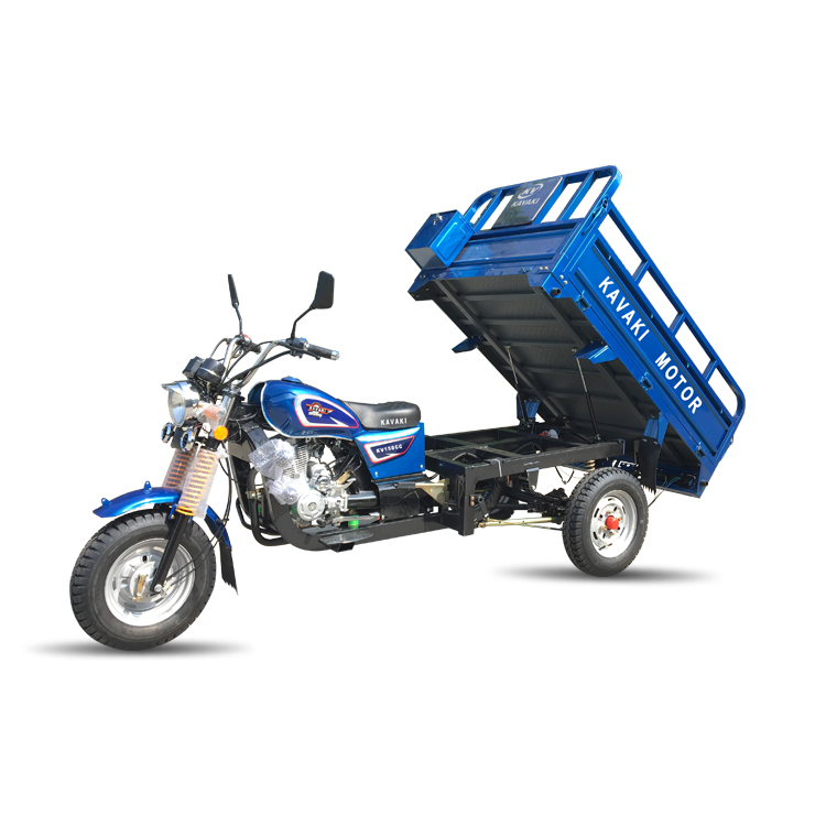 Завод kavaki, низкая цена, 200cc двигатель, бензиновый грузовой большой трехколесный велосипед с нажимной штангой для взрослых
