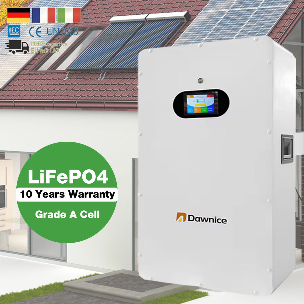 Wall Mounted Power Storage Simple Installed 5KWH 10KWH 15KWH Lithium Iron Phosphate Battery Pack