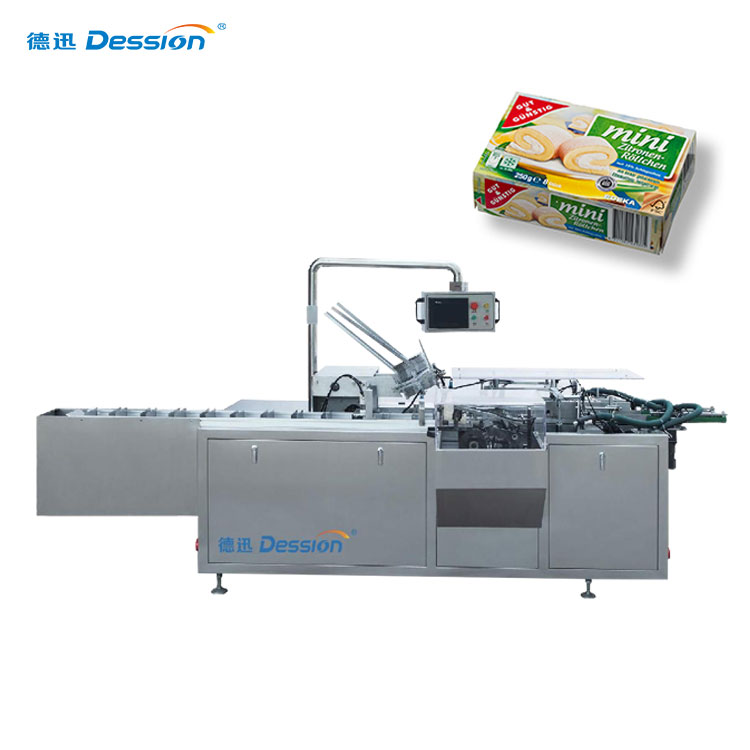 High Speed Horizontal Box Cartoning Machine Small Moon Cake Carton Packing Machine