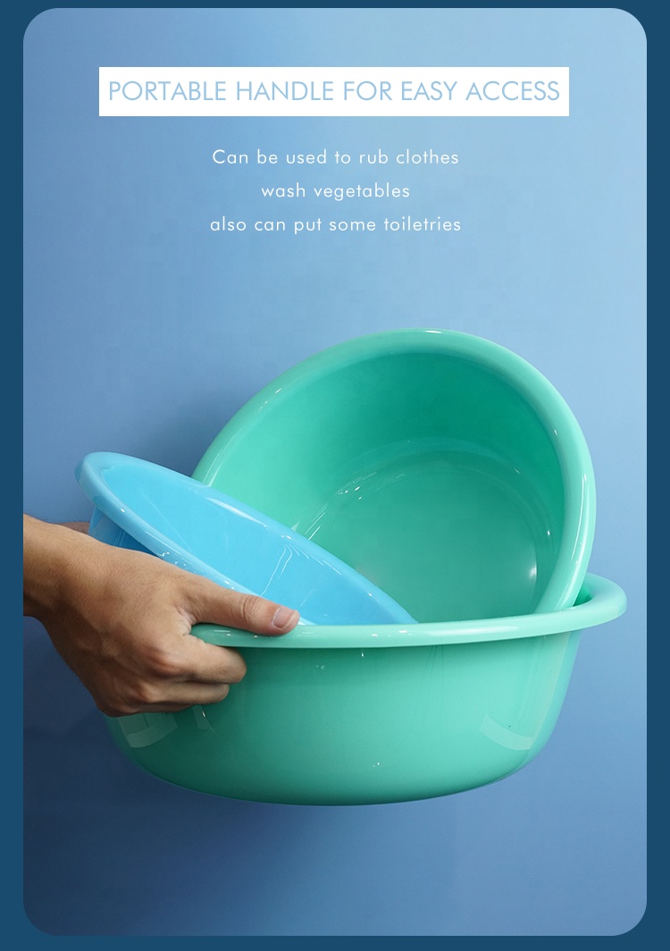 High quality portable bathroom plastic baby wash foot basin for sale