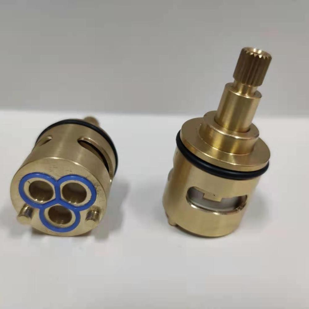 Hot and cold sink ceramic disc cartridge for faucet bathroom