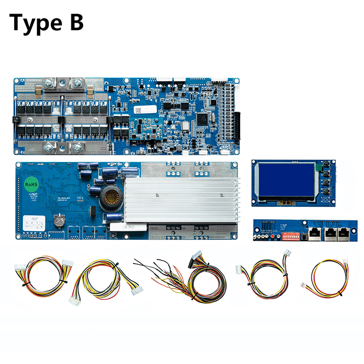 Seplos 13S/14S 150A 48V Lifepo4 lithium battery bms board smart bms lithium ion batteries 48V volt lifepo4