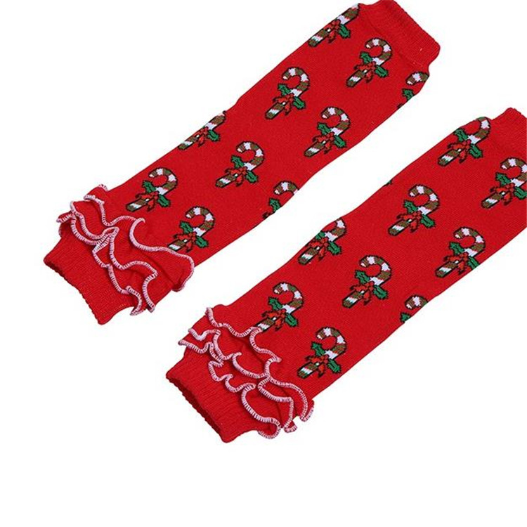Creative design christmas children socks super soft comfortable baby leg warmers