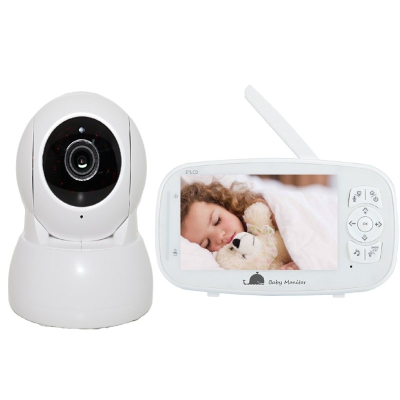 Best seller Amazon Audio 5 Inch HD 1080 2 Baby Video Monitor Camera With Audio