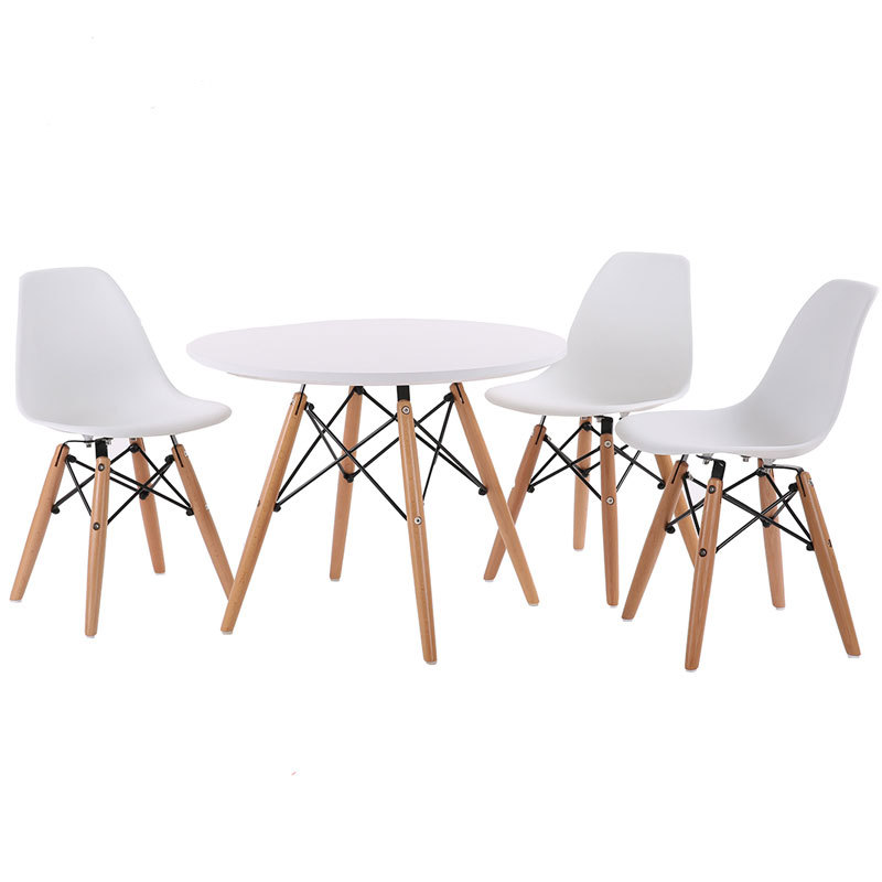 Modern Dining White Eating MDF Wooden Tables Kids Table