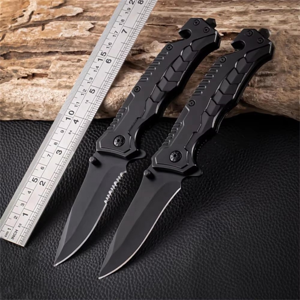 IRONDONKEY OEM Camping Accessories Outdoor Multifunctional Tool Pocket Knife Folding Tactical Knife Survival Hunting