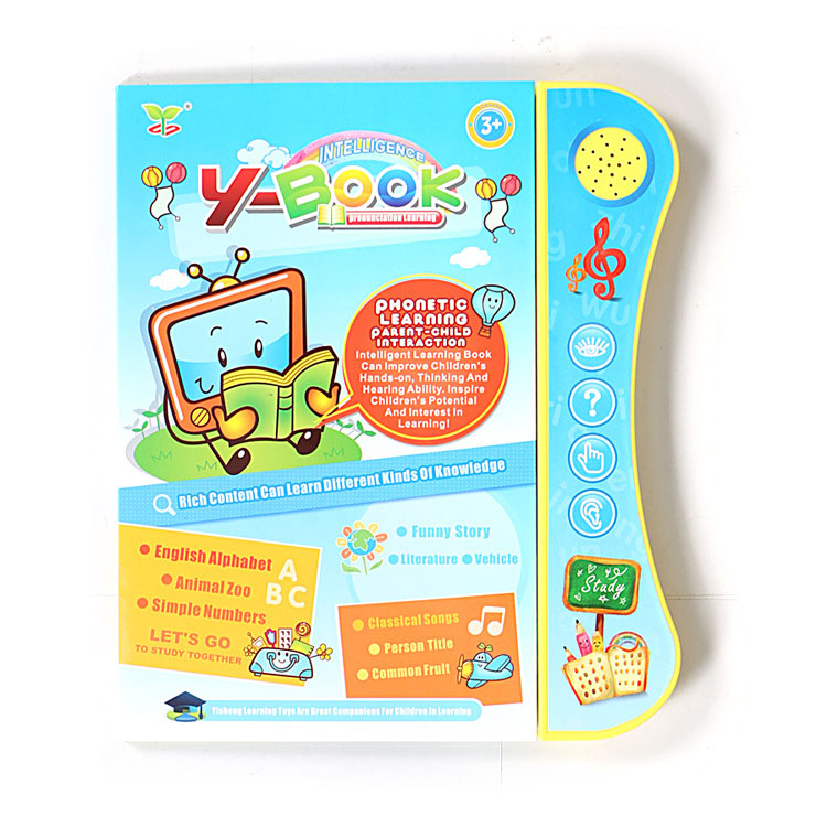 Cheap Wholesale Custom Custom Children Push Button Sound Books Learning Touch Reading Sound Book