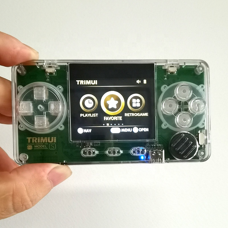 Портативная Классическая Карманная игровая консоль TRIMUI MODEL S для видеоигр, портативная мини игровая ретро-консоль для детей, мальчиков и девочек