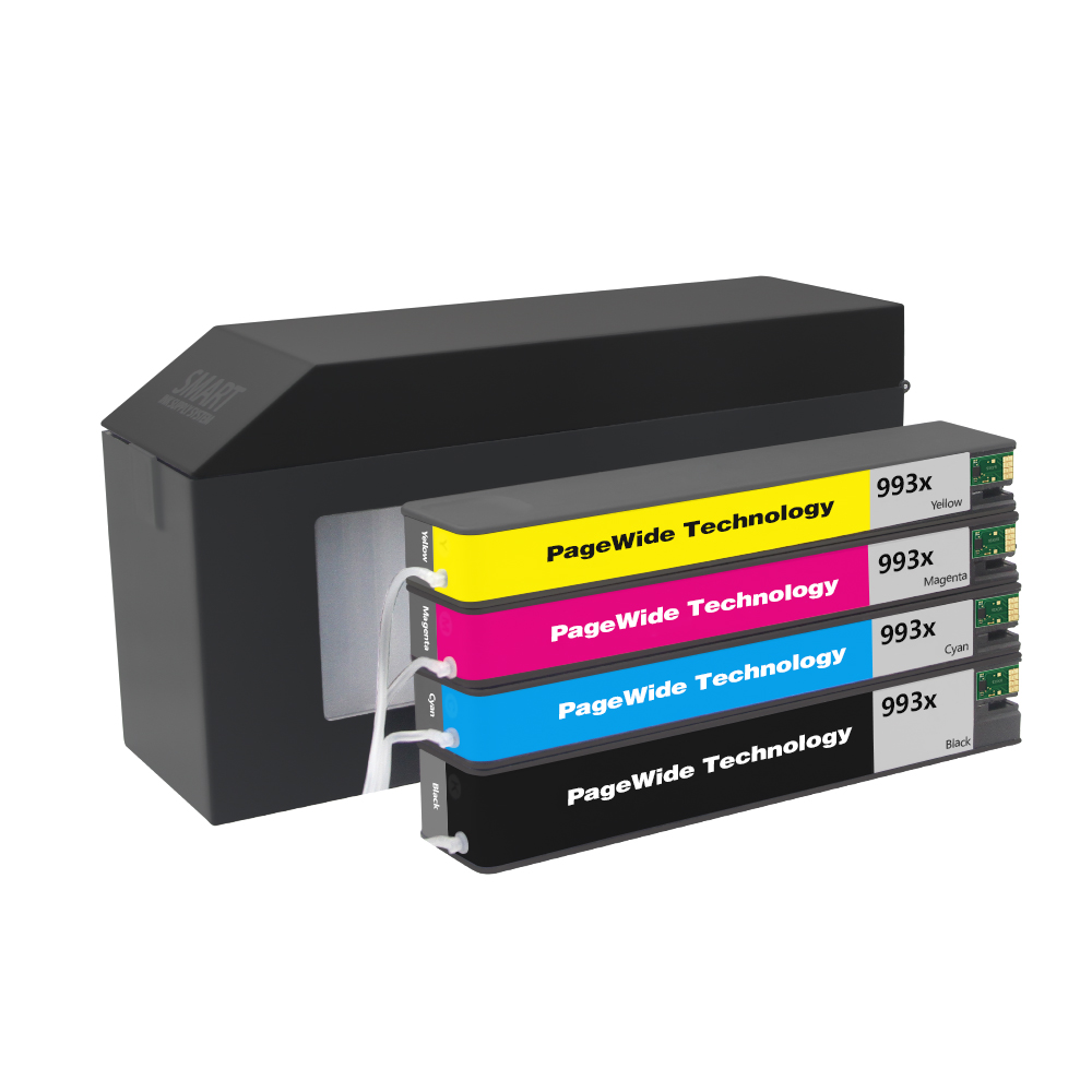 Ocbestjet для HP993 пустой СНПЧ для HP 993 с чипами для HP PageWide Color 755dn (4PZ47A) 774dn MFP 774dns (4PZ44A)