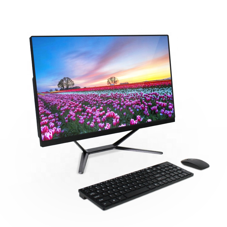 Офисный игровой 23,8 дюймовый изогнутый экран ips все в одном ТВ ПК компьютер