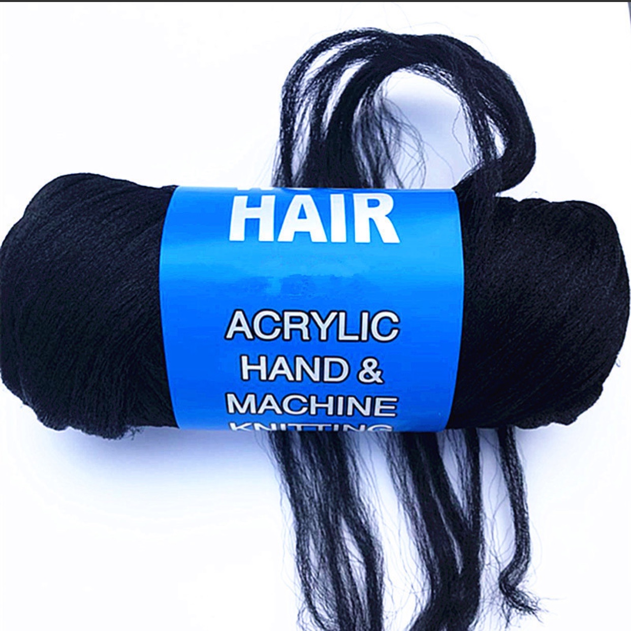 China factory wholesale Brazilian wool hair 100% acrylic yarn wholesale African hair wool black yarn