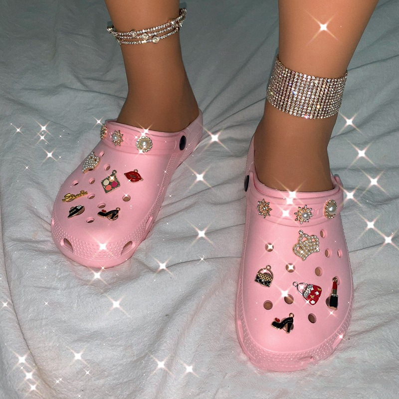 Wholesale Lady Platform Classic Sandals Clear Clogs Croc Shoes Garden shoes height increasing shoes