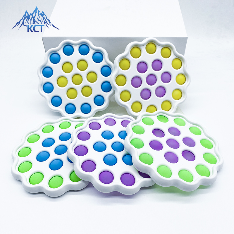 Новый уникальный cylme пластиковый сенсорный Push Pop 2Bubble Packes fidge простые детские игрушки Fidget