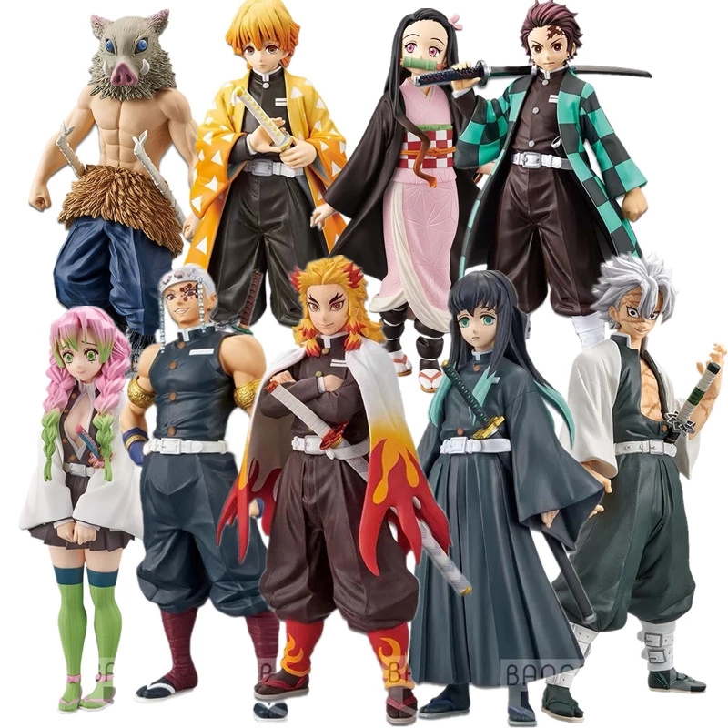 24 Стиль Демон убийца kimetsu без Yaiba аниме Рисунок томилочка giyuu hashibira inosuke камадо tanjirou Nezuko zenitsu фигурку