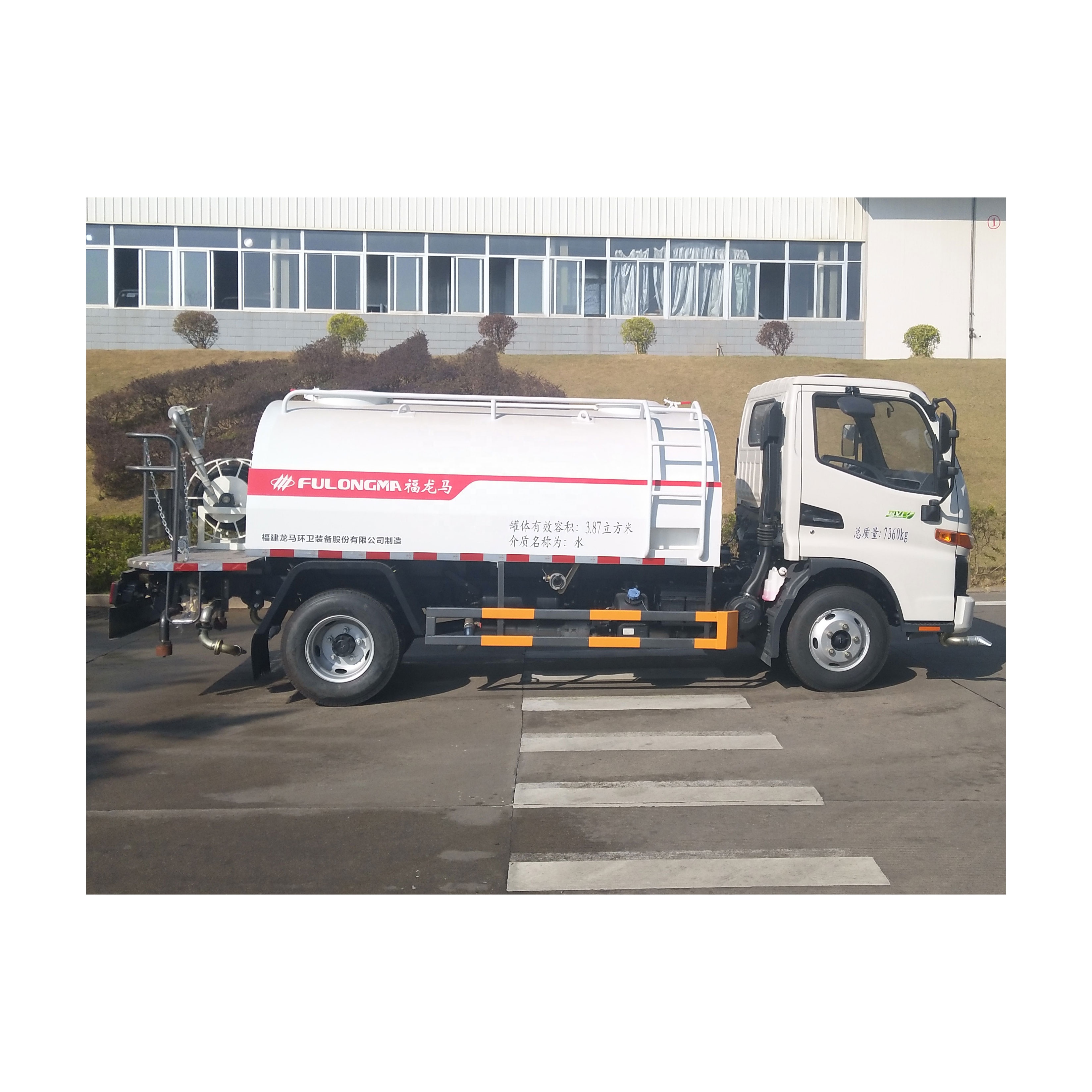 3,87 CBM бак для воды насос высокого давления грузовик