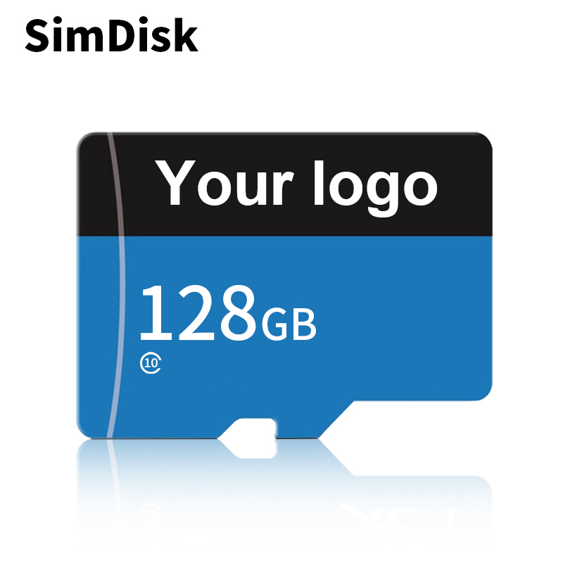 SimDisk Factory Direct Micro 4GB TF Card 8GB 16GB 32GB 64GB 128GB 256GB Sd Card 512 GB Class10 Speed Sd Microsdxc for Cameras