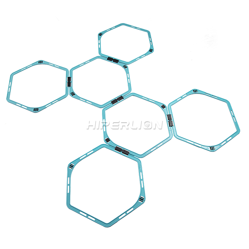 Инструмент Voetbal Hexagon спортивное оборудование тренировочный футбольный набор скоростная лестница