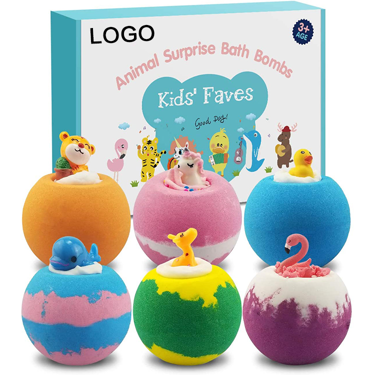 Фирменная Рождественская игрушка Mochi Animal Bubble Fizzers, подарочный набор для детей с собранной игрушкой-сюрпризом внутри органических бомбочек для ванны