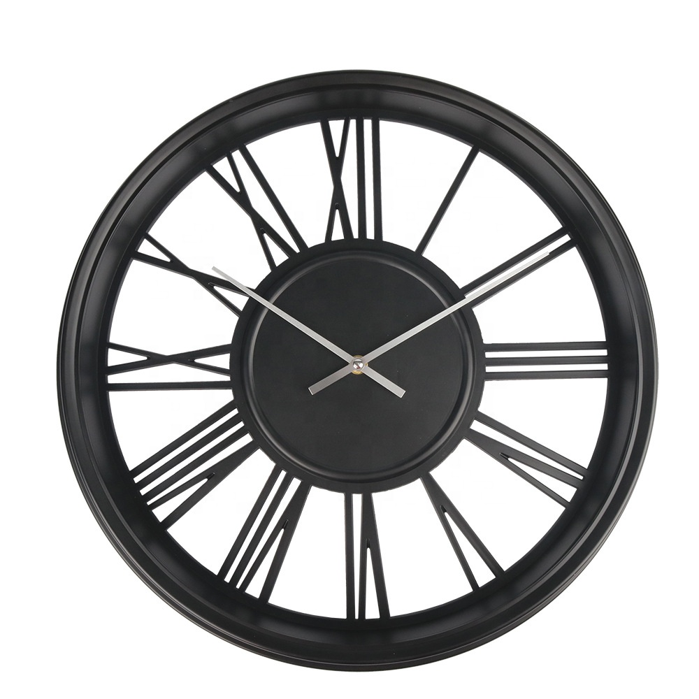 Large Decorative Wall Clock 18 Inch Oversized Centurian Roman Numeral Style Clock Modern Home Decor Ideal for Living Room