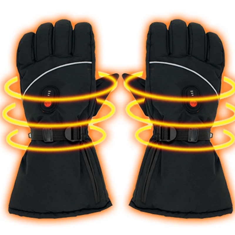 Sidiou Group Outdoor Winter Warm Gloves Touch Screen Heating For Sport Hiking Climbing Snowboard Motorcycle Heated Gloves