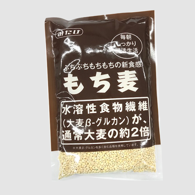 Glutinous hulled barley Japan moderate the rise in blood sugar level