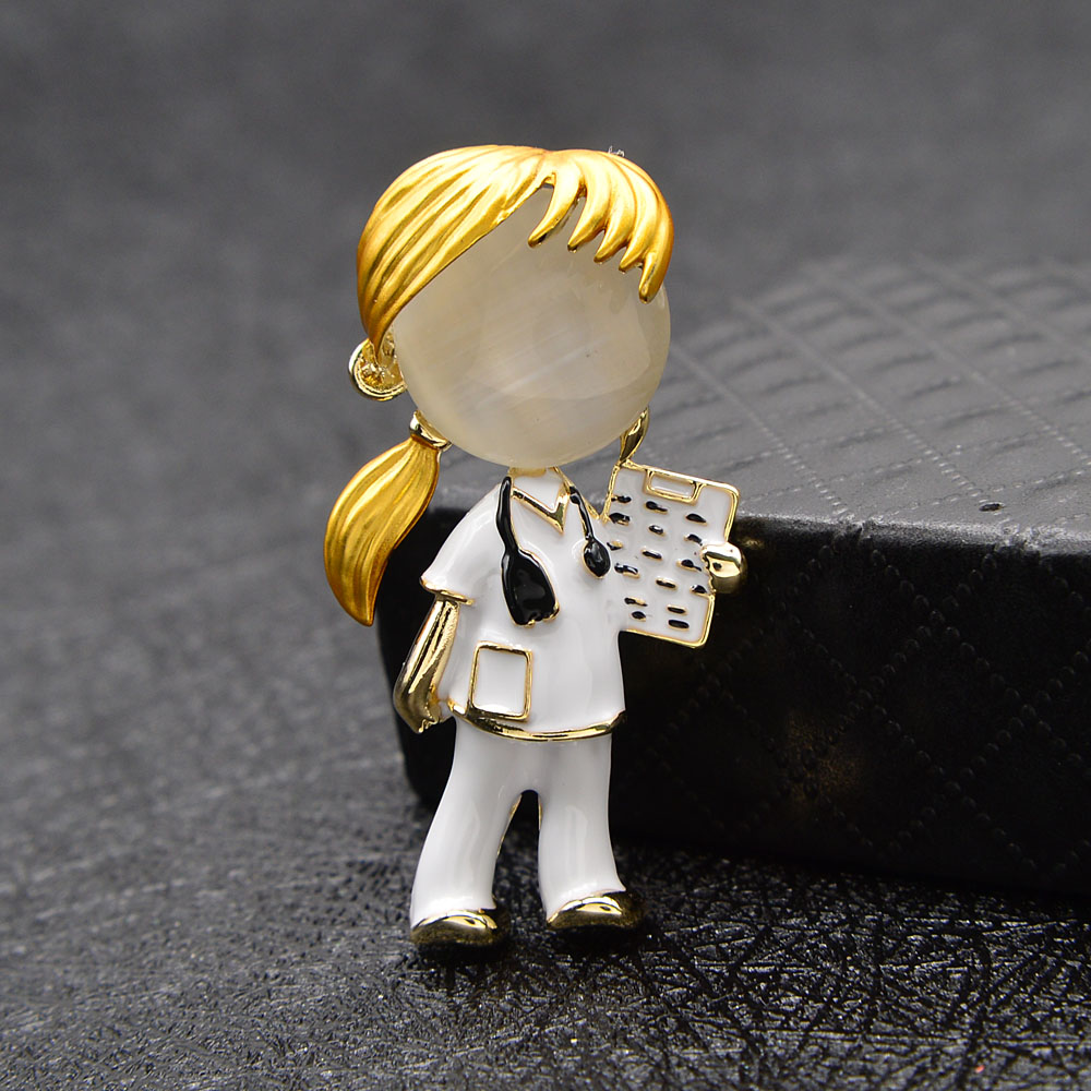 Enamel Doctor Boys And Girls Brooches Medical Brooch Pin Nurse Jewelry Fashion Jewelry 2 Style Available Gift