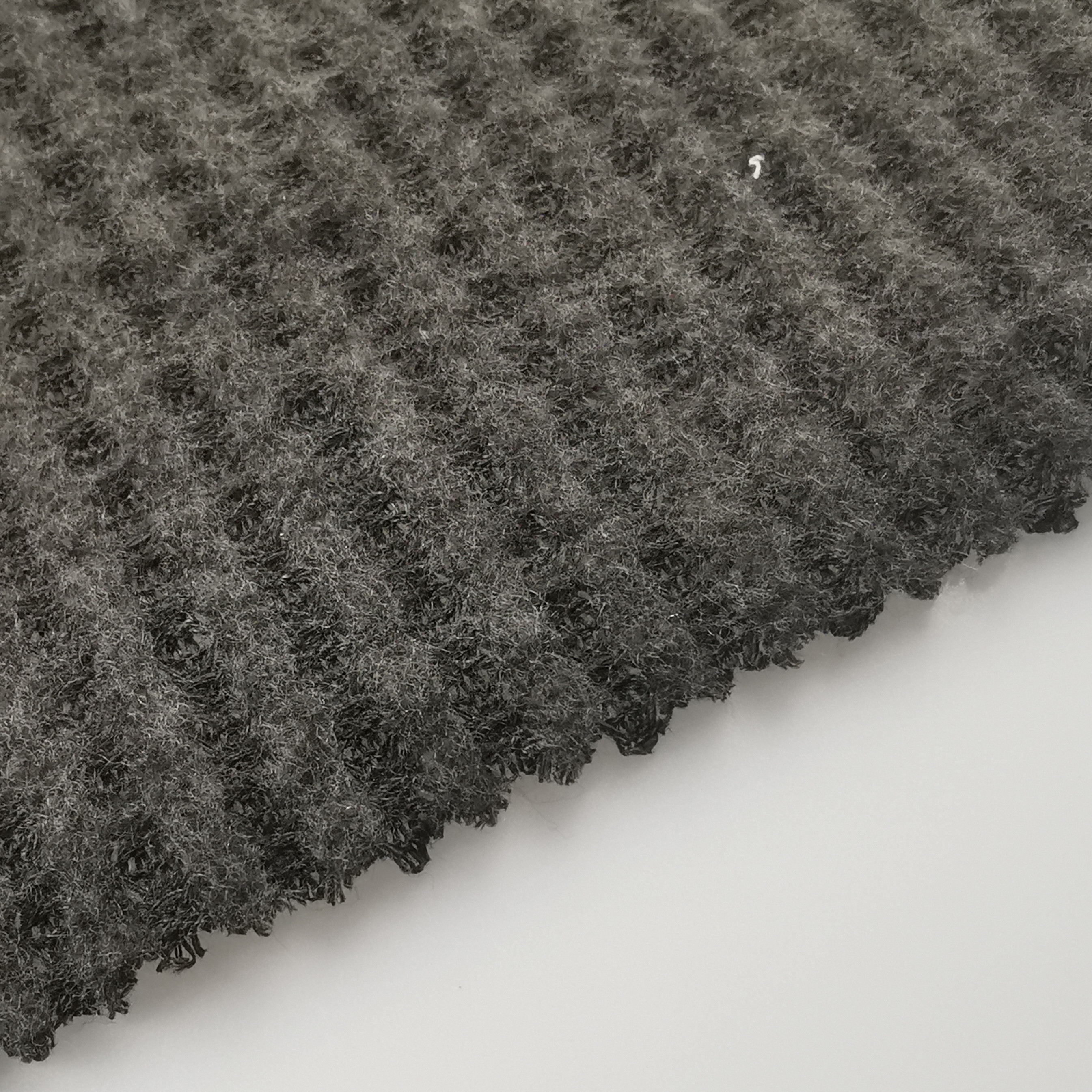 New design polyester knit waffle hacci fabric brushed fabric