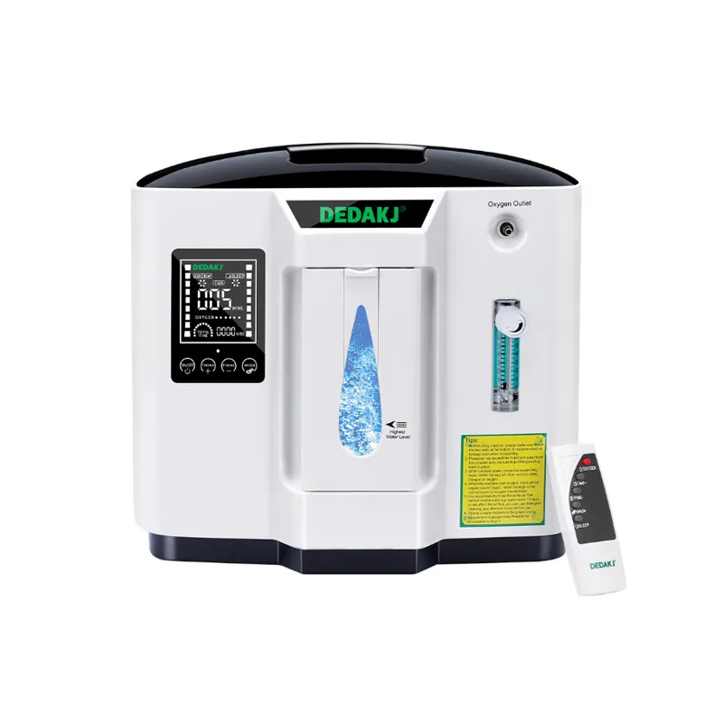 CE ISO certificated 2021 Hot Sale Mini Portable oxygen concentrator 7lts DE-1A DEDAKJ homeuse oxygen generator 7L