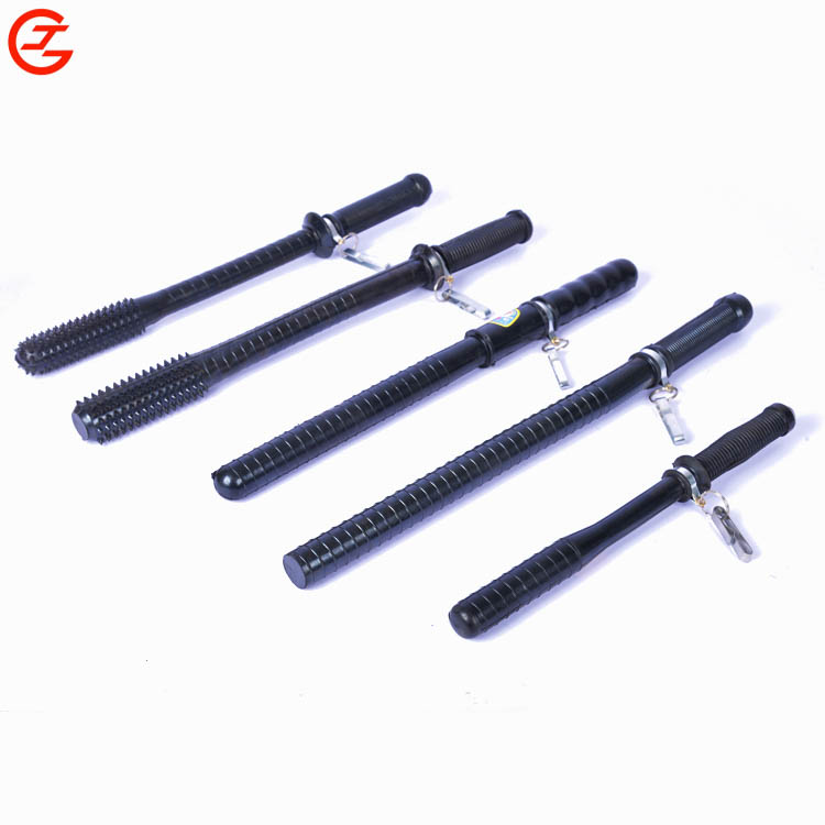 Strong Collapsible Rubber Security Baton for Professional Security and Law Enforcement