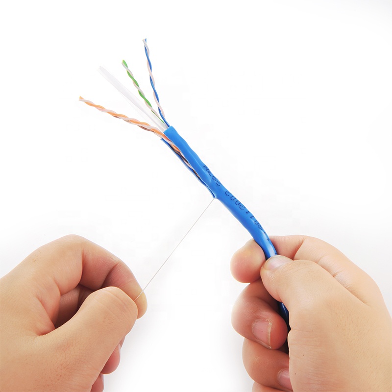 Rj45 cat6 UTP, FTP lan кабель 1000ft 305 м коробка cat6 ПВХ + медь, успешное прохождение теста сетевой кабель