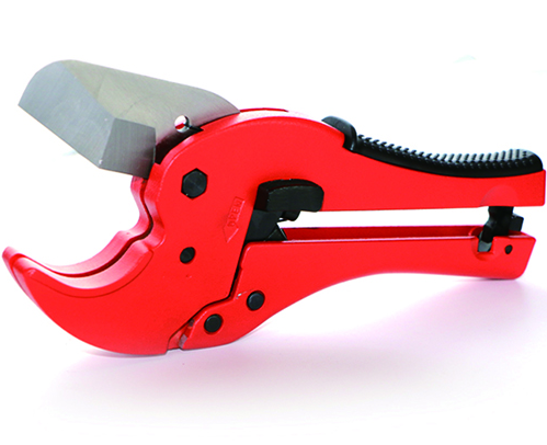 Hand Tool Sharp Easy Pushing Red 42mm PPR Scissor Pipe Cutter For Plastic Tube
