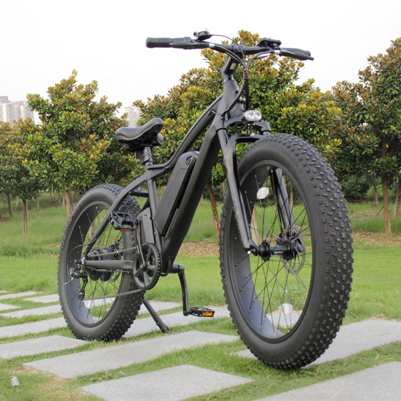 Chinese 500W 750watts Trekking Fahrrad 26inch Fat Tire adult E-bike Four Colors completo City Mountain Road Ride Ebike