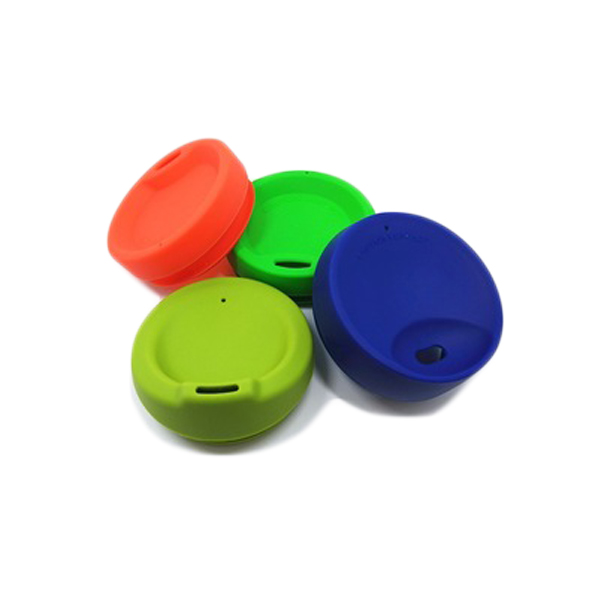 Customized shape design silicone rubber lid for mug coffee cup