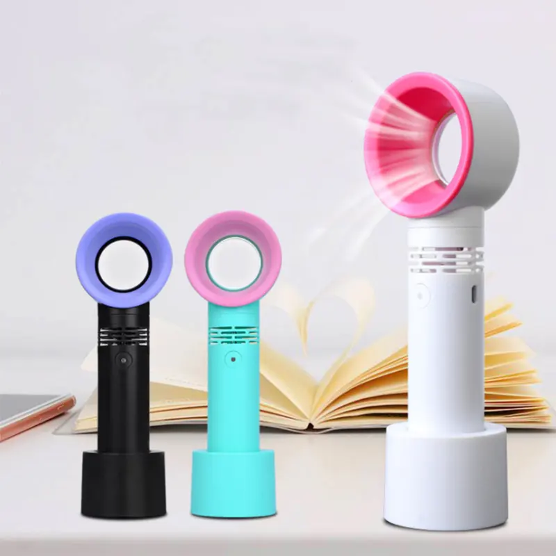 Mini Personal Fan Portable Usb Desk Rechargeable Fan Bladeless Handheld usb portable electric hand rechargeable