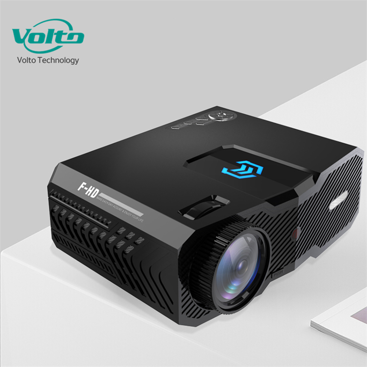 Full HD Native 1920x1080 Movie Projector compatible with VGA/HD-MI/TV/PS4/DVD Ideal for Home Theater