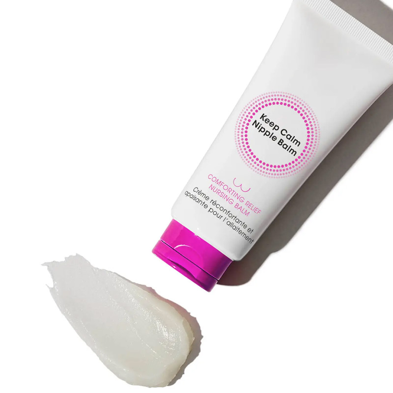Private Label Keep Calm Nipple Balm Naturally Derived Oil and Butter Soothe Sore Nipples Breastfeeding Organic Nipple Balm