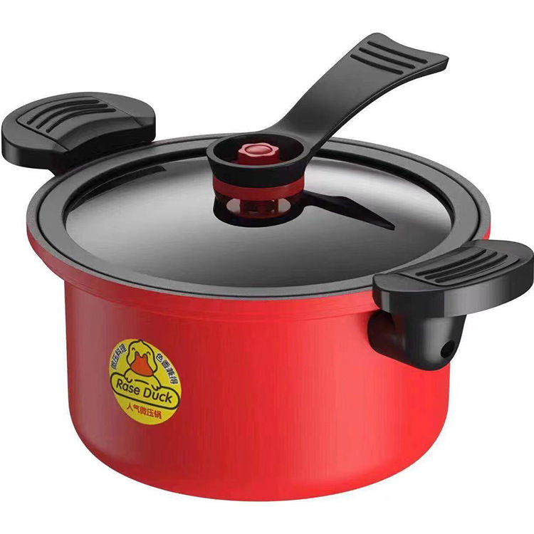 Small yellow duck micro pressure cooker multi-functional low Pressure cooking non stick pot stew pressure cooker